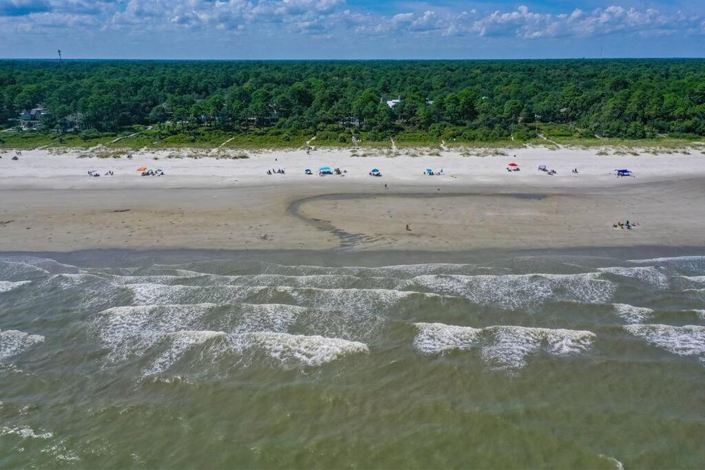 Luxury Beach House - 2Min Walk To Beach - Private Pool - Group & Dog Friendly Hilton Head Island Esterno foto