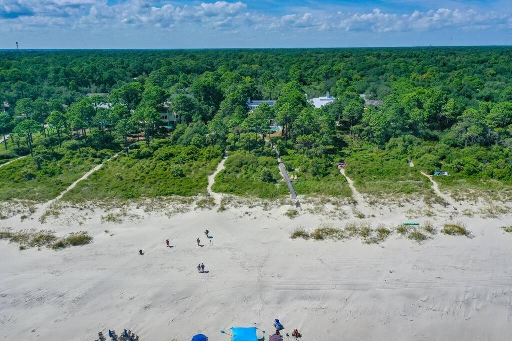 Luxury Beach House - 2Min Walk To Beach - Private Pool - Group & Dog Friendly Hilton Head Island Esterno foto