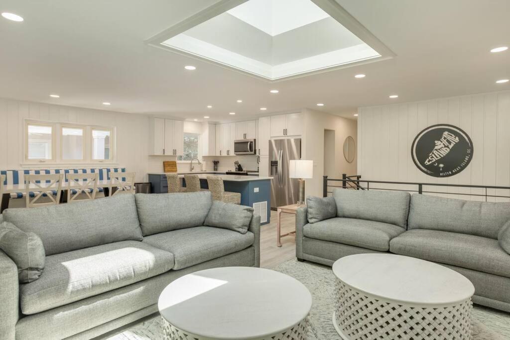 Luxury Beach House - 2Min Walk To Beach - Private Pool - Group & Dog Friendly Hilton Head Island Esterno foto