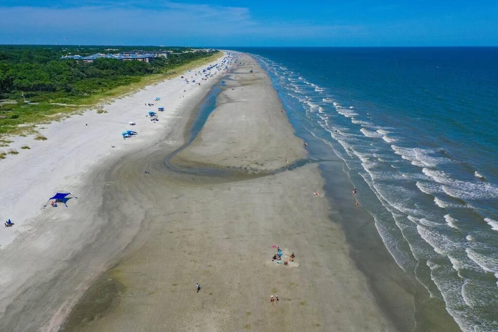 Luxury Beach House - 2Min Walk To Beach - Private Pool - Group & Dog Friendly Hilton Head Island Esterno foto