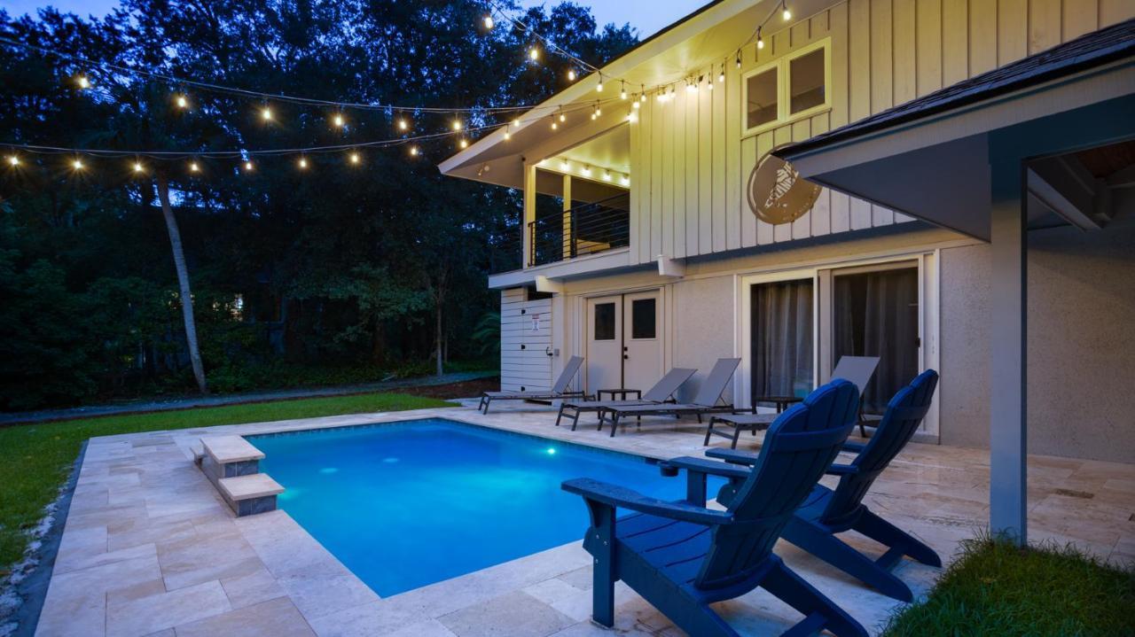 Luxury Beach House - 2Min Walk To Beach - Private Pool - Group & Dog Friendly Hilton Head Island Esterno foto